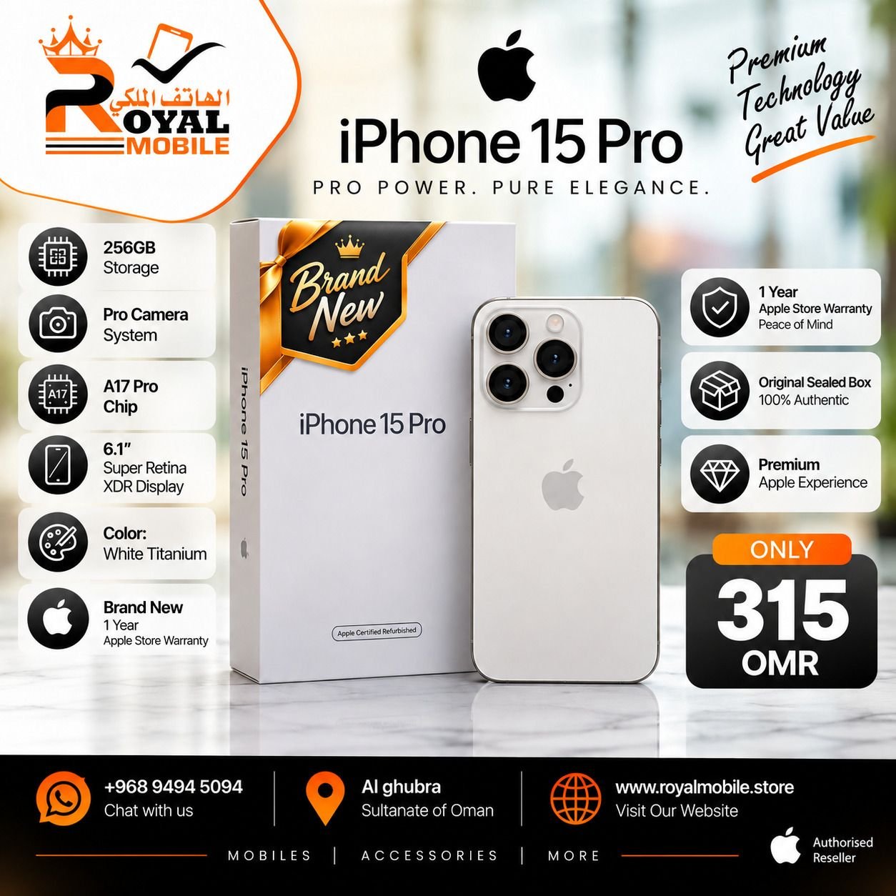 Apple iPhone 15 Pro 256GB