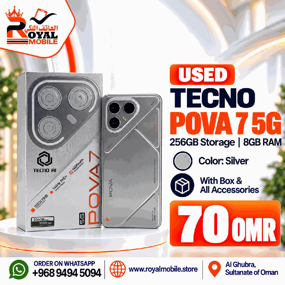 Tecno Pova 7 5G 256GB (Used)