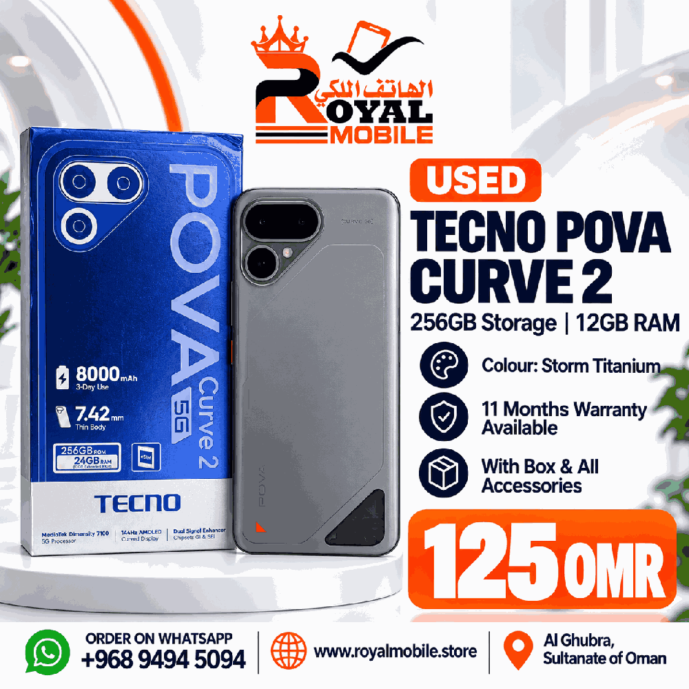 Tecno Pova Curve 2 256GB (Used)