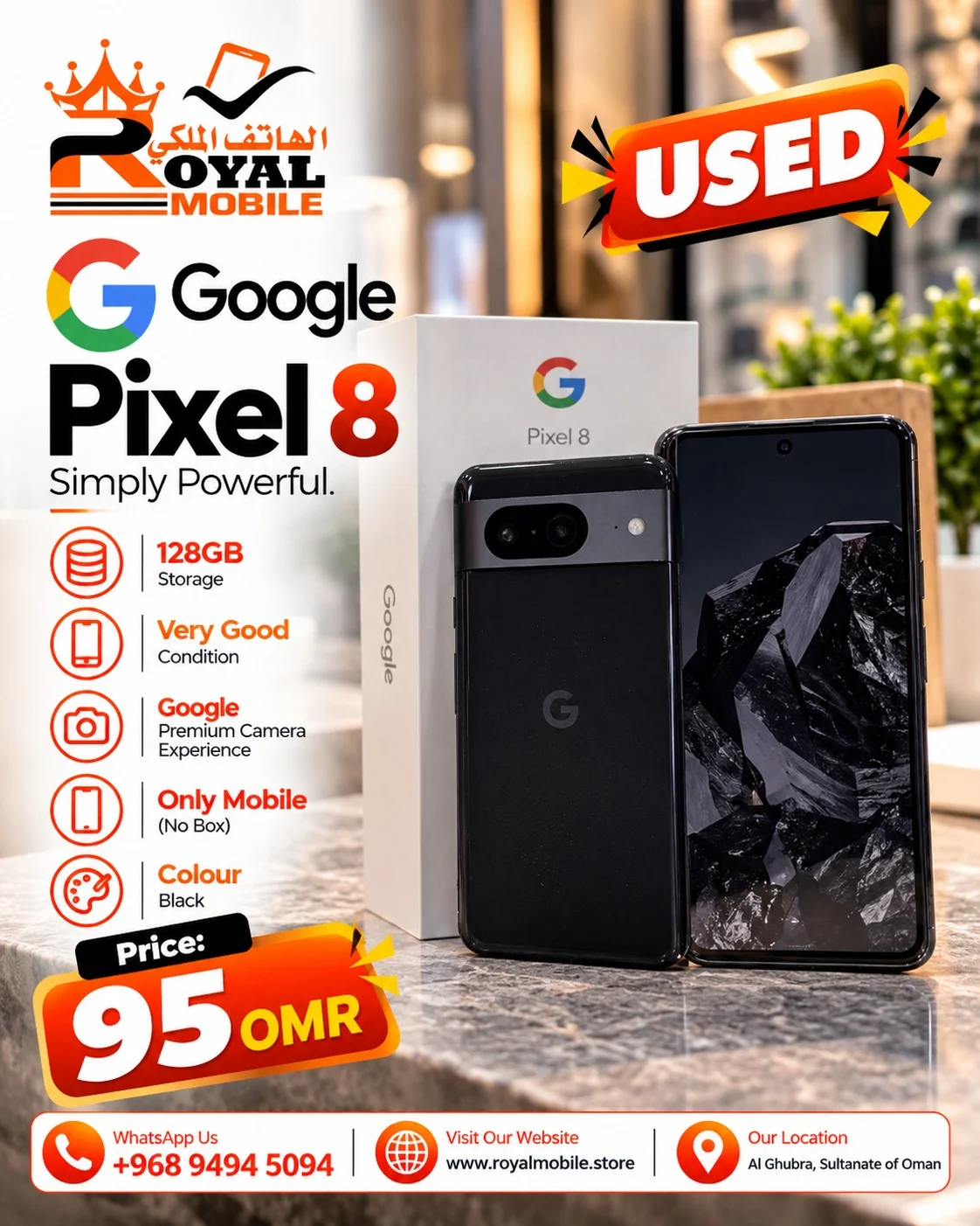 Used Google Pixel 8 128GB
