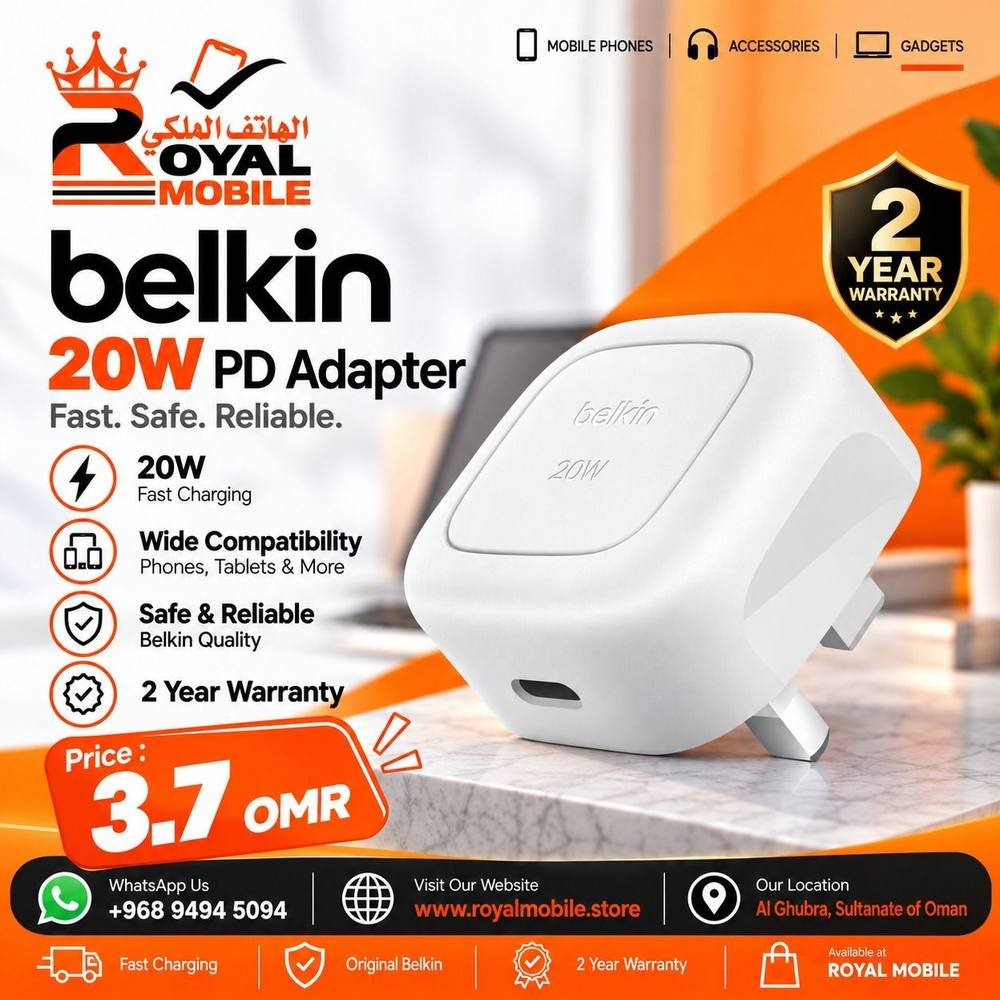 Belkin 20W USB-C PD Adapter