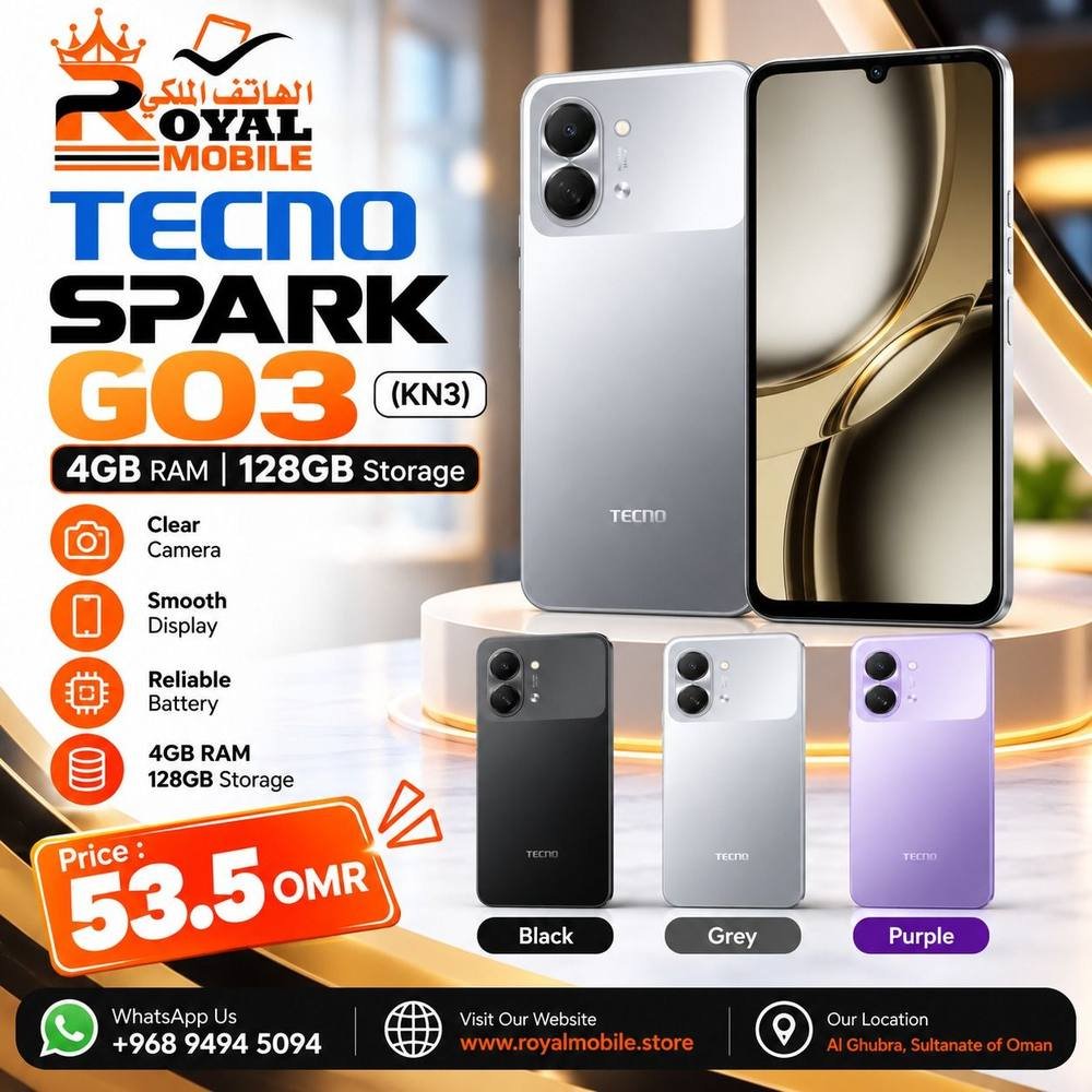 Tecno Spark Go 3 (KN3) 4GB/128GB
